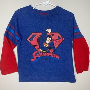 DC Comics' Superman Long-Sleeve Graphic T-Shirt